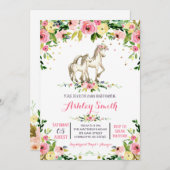 Les filles pondent les invitations à la douche pou (Devant / Derrière)