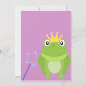 Les filles princesse rose Invitation (Dos)