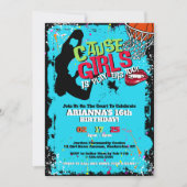 Les Filles Sont Des Joueuses Aussi Invitation D'an (Devant)
