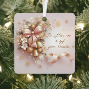 Les Filles Sont Un Cadeau Du Ciel Ornement De Noël