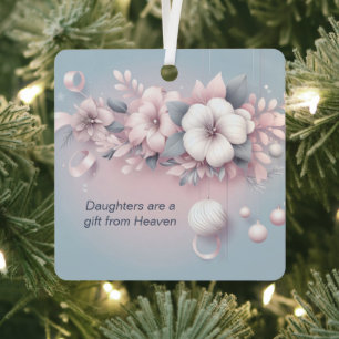 Les Filles Sont Un Cadeau Du Ciel Ornement De Noël