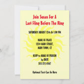 Les filles veulent juste avoir un Invitation de so (Dos)