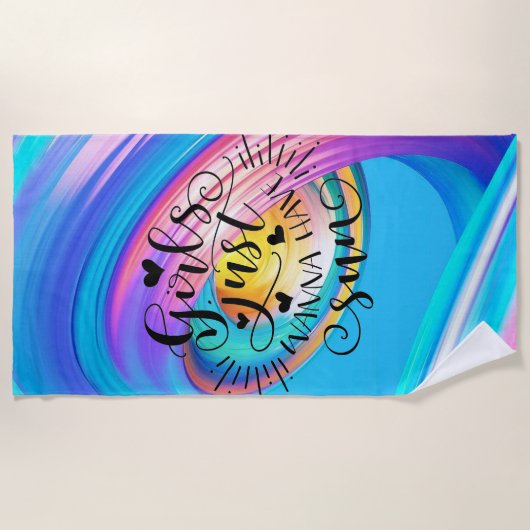 Les filles veulent juste avoir une serviette de pl (Devant)