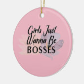 Les Filles Veux Juste Être Les Bosses Ornement (Gauche)