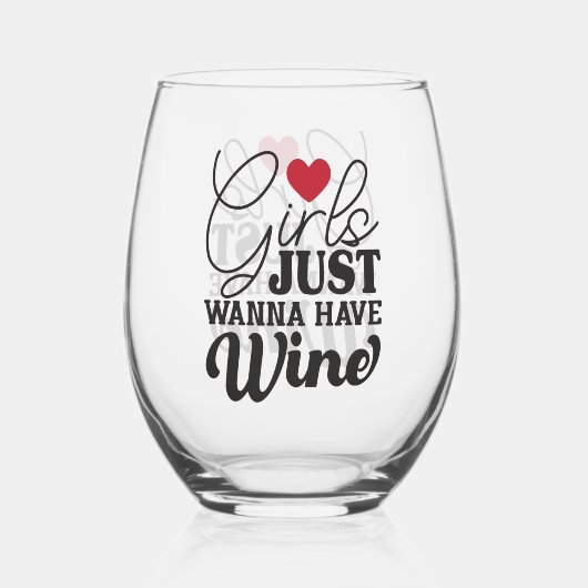 Les Filles Voulaient Juste Avoir Du Vin Verre Éton (Verso)