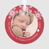 Les Flammes De Neige Rouge Premier Noël En Grande  (dos)