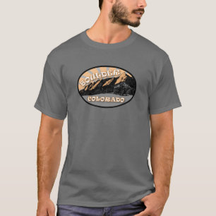 Les Flatirons, Chautauqua Park, Boulder CO T-Shirt