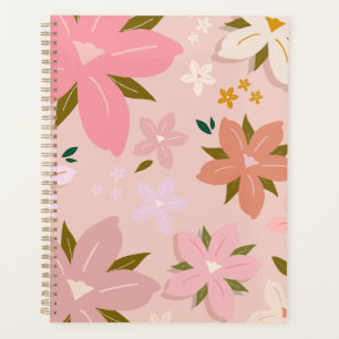 Les Fleurs 05 Bloemen Patroon Blush Roze Bloemen Planner