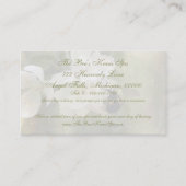 Les fleurs d'Apple et Carte de visite de bourdons (Devant)