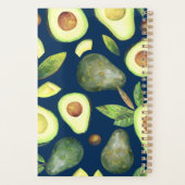 Les fleurs d'Avocado | Rustic Navy Blue Motif (Dos)