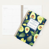 Les fleurs d'Avocado | Rustic Navy Blue Motif (Devant avec enveloppe)