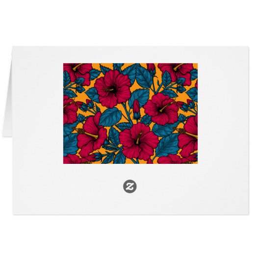 Les fleurs d'Hibiscus (Dos Horizontal)