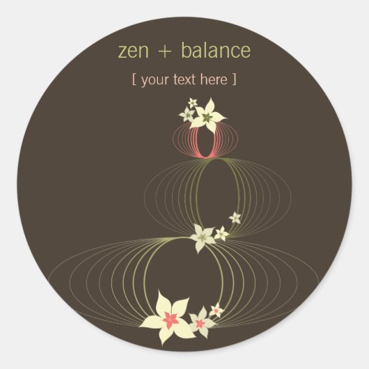 Les fleurs d'Ikebana | *01 | Sticker (Devant)