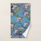 Les fleurs du printemps de Jacaranda répètent les (Serviette à main)