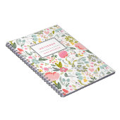Les fleurs espiègles ont personnalisé le carnet (Côté Droit)