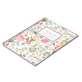 Les fleurs espiègles ont personnalisé le carnet (Côté gauche)