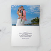 Les fleurs peintes à la main ont plié le carte (Intérieur)