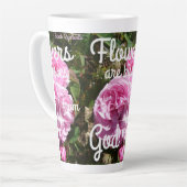 Les fleurs sont des baisers de Dieu Mug Inspiratio (Angle gauche)