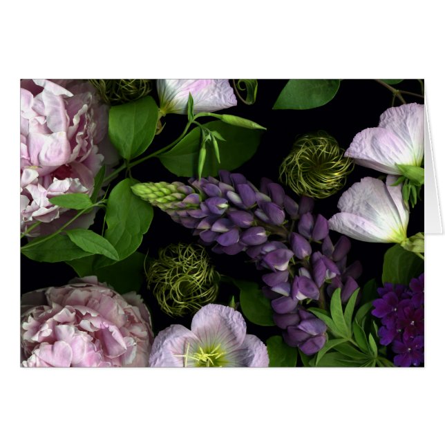 Les fleurs violettes d'un jour de mai (Devant horizontal)
