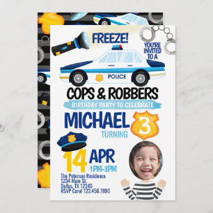 Les flics et les robots Invitation Invitation d'an
