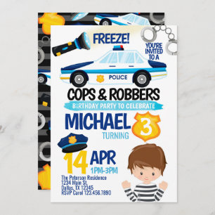 Les flics et les robots Invitation Invitation d'an