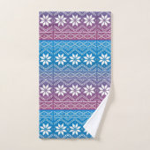 Les flocons de neige et la dentelle (Serviette à main)