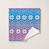 Les flocons de neige et la dentelle (Gant de toilette)