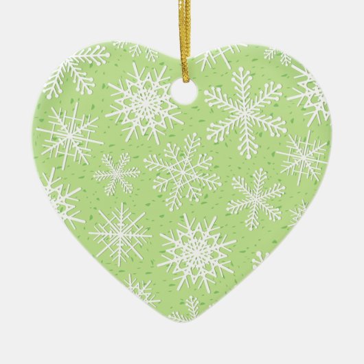 Les flocons de neige, ornement (Devant)