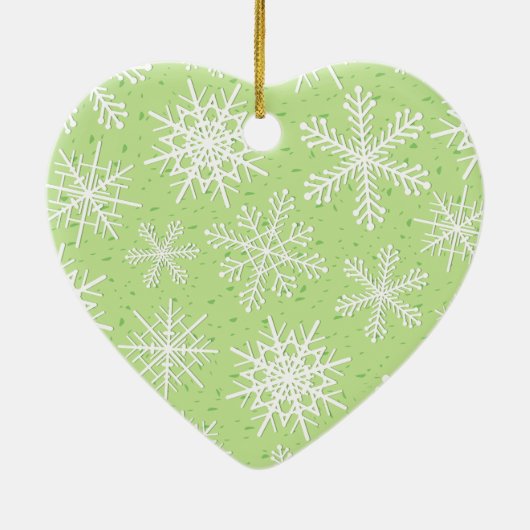 Les flocons de neige, ornement (Dos)