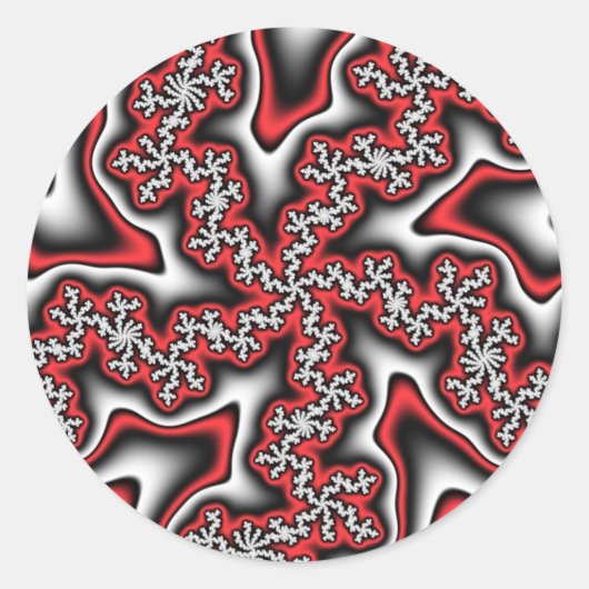 Les flocons de neige sont devenus des autocollants (Devant)