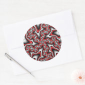 Les flocons de neige sont devenus des autocollants (Enveloppe)