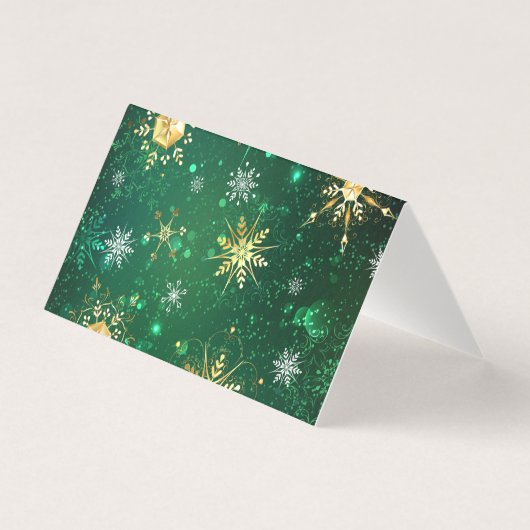 Les flocons dorés de Noël sur l'Arrière - plan ver (Front)