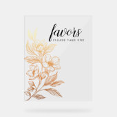 "Les Flores D'Or De L'Amour" | Cadeaux de mariage (Recto)