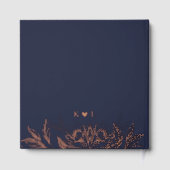 "Les Flores D'Or De L'Amour" | Mariage de marine r (Verso)