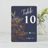 "Les Flores D'Or De L'Amour" | Numéro de table Mar (Debout devant)