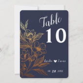 "Les Flores D'Or De L'Amour" | Numéro de table Mar (Dos)