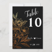 "Les Flores D'Or De L'Amour" | Numéro de table Mar (Devant)