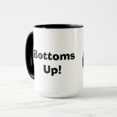 Les fonds lèvent le bébé dans la tasse d'utérus -- (Devant gauche)