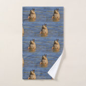 Les fonds lèvent le canard (Serviette à main)