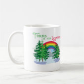 Les fourchettes est pour la tasse d'amants (Gauche)