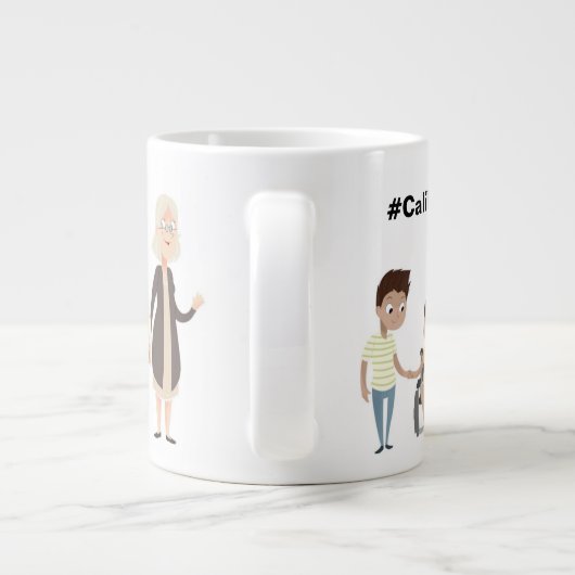 Les frères de toutes les générations Mug (Dos)