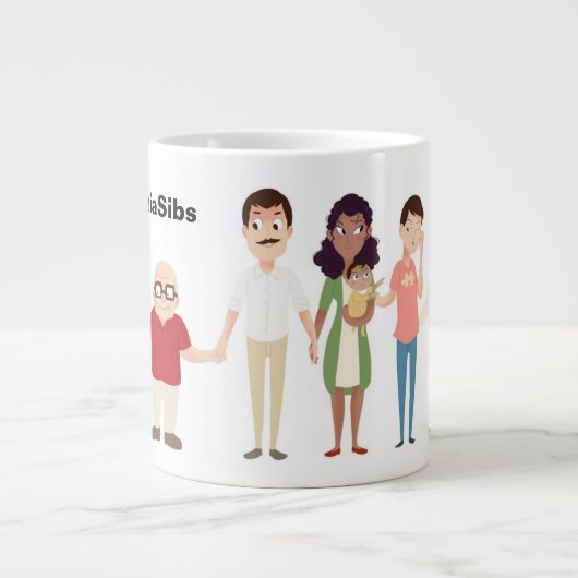 Les frères de toutes les générations Mug (Devant)