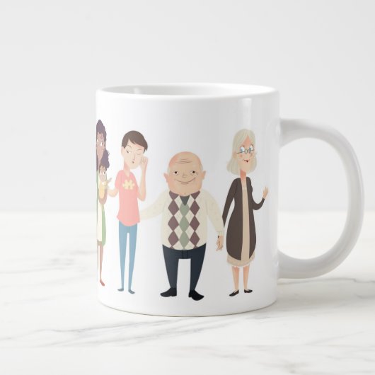 Les frères de toutes les générations Mug (Droite)