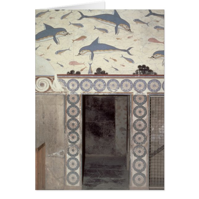 Les fresques de dauphin dans la salle de bains de (Devant)