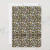 Les Garçons Cheetah Safari Invitation d'anniversai (Dos)