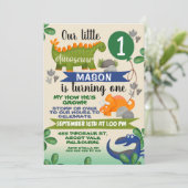 Les Garçons colorés Invitation d'anniversaire de L (Debout devant)