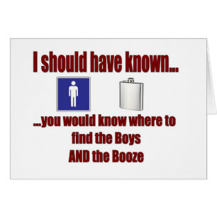 Les garçons ET les boissons alcoolisées !