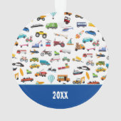 Les Garçons Qui Déplacent Voitures Véhicules Enfan (dos)