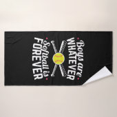 Les Garçons Sont Ce Que Le Softball Est Pour Toujo (Serviette de bain)