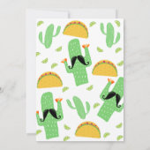 Les garçons Taco ''A Party Anniversday Invitation (Dos)